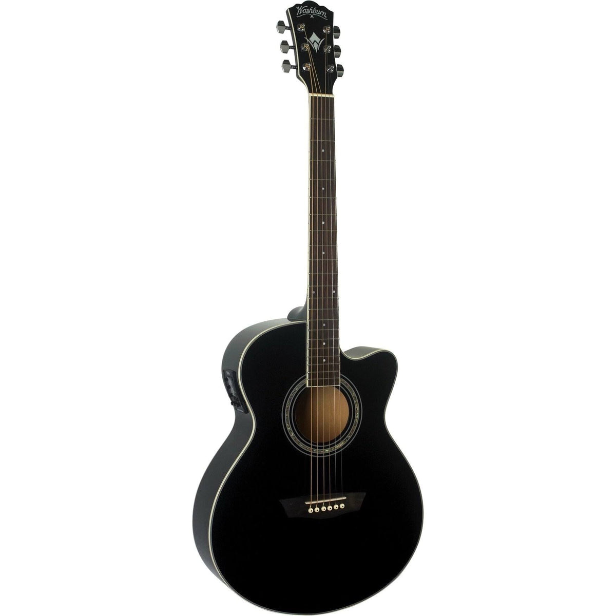 Washburn EA12-B ミニジャンボ アコースティックギター Washburn EA12B Festival Series Mini Jumbo Electric Acoustic Guitar