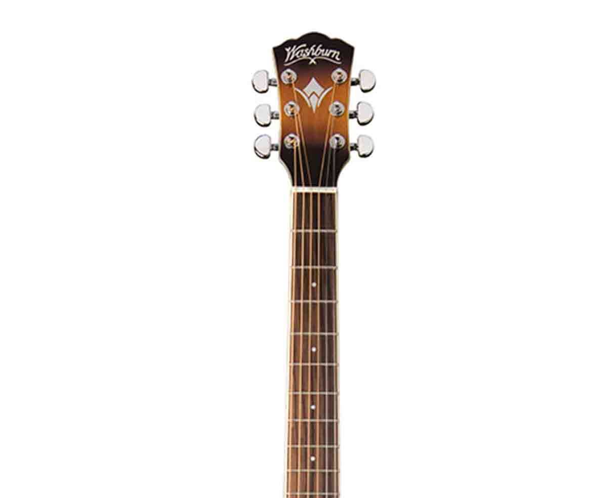 Washburn EA15A Festival Series Mini Jumbo Electric Acoustic Guitar - Upzy.com