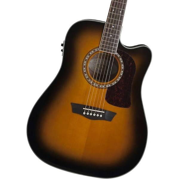 Washburn HD10SCE Heritage Series Dreadnought Electric Acoustic Guitar - Upzy.com