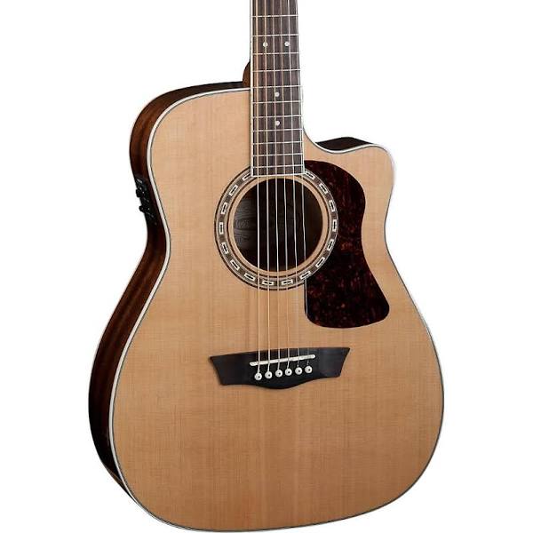 Washburn HF11SCE Heritage Series Folk Electric Acoustic Guitar - Upzy.com