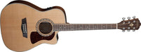 Washburn HF11SCE Heritage Series Folk Electric Acoustic Guitar - Upzy.com