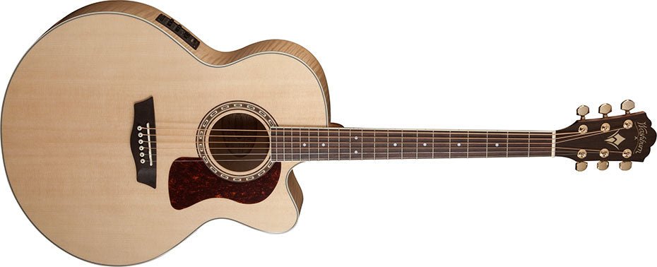 Washburn HJ40SCE Heritage Series Jumbo Electric Acoustic Guitar - Upzy.com
