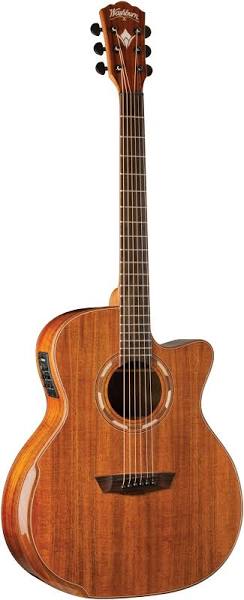 Washburn WCG55CE Koa Comfort Deluxe Acoustic Electric Guitar
