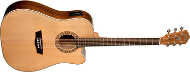 Washburn WD7SCE Harvest Series Cutaway Dreadnought Acoustic-Electric Guitar - Upzy.com