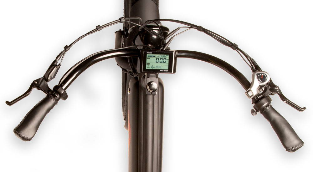 Wildsyde The Beast w/THROTTLE 500W 7 Speed Vintage Fat Tire Electric Bike - Upzy.com