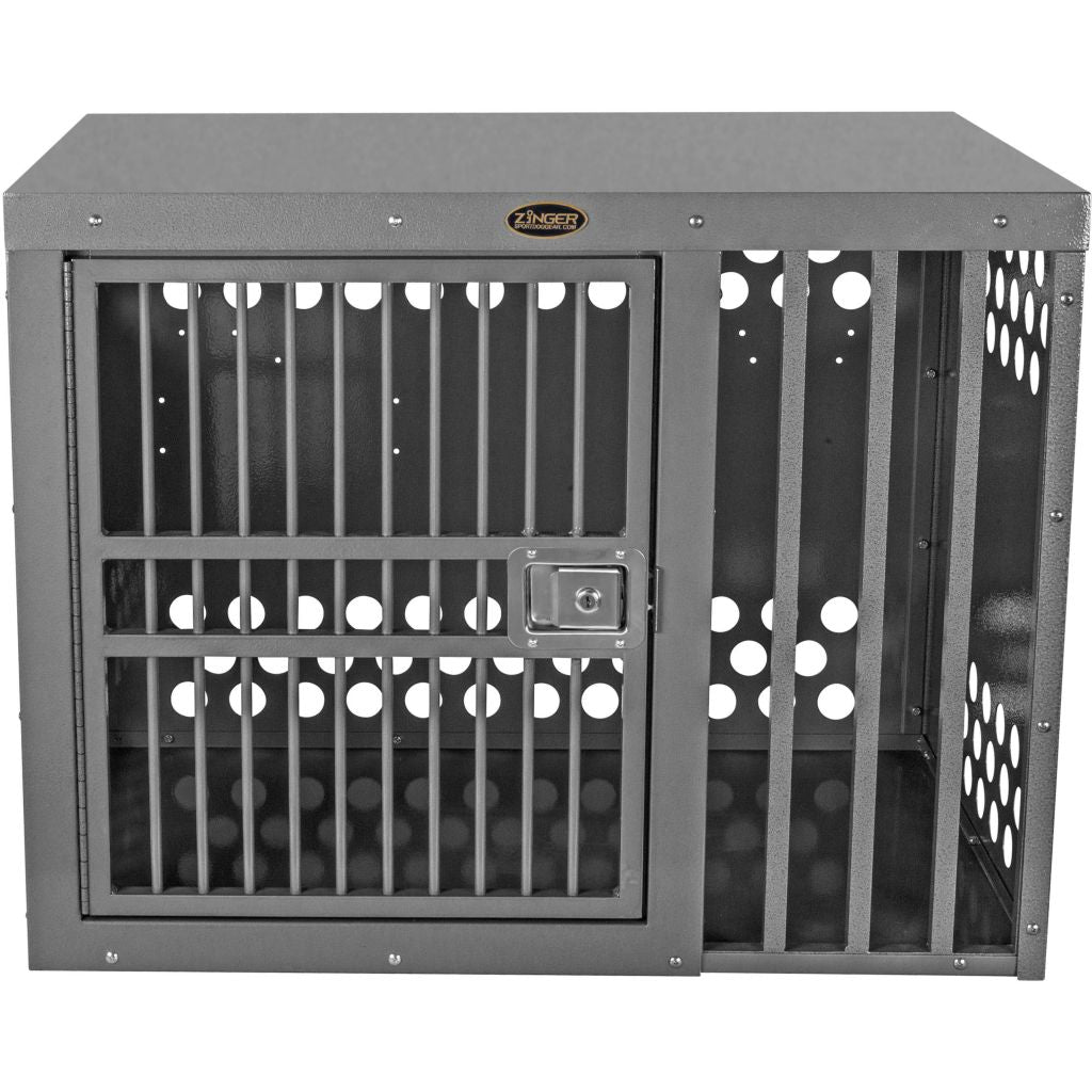 Zinger Winger Heavy Duty 3000 Front/Side Entry Dog Crate, HD3000-2-FS - Upzy.com