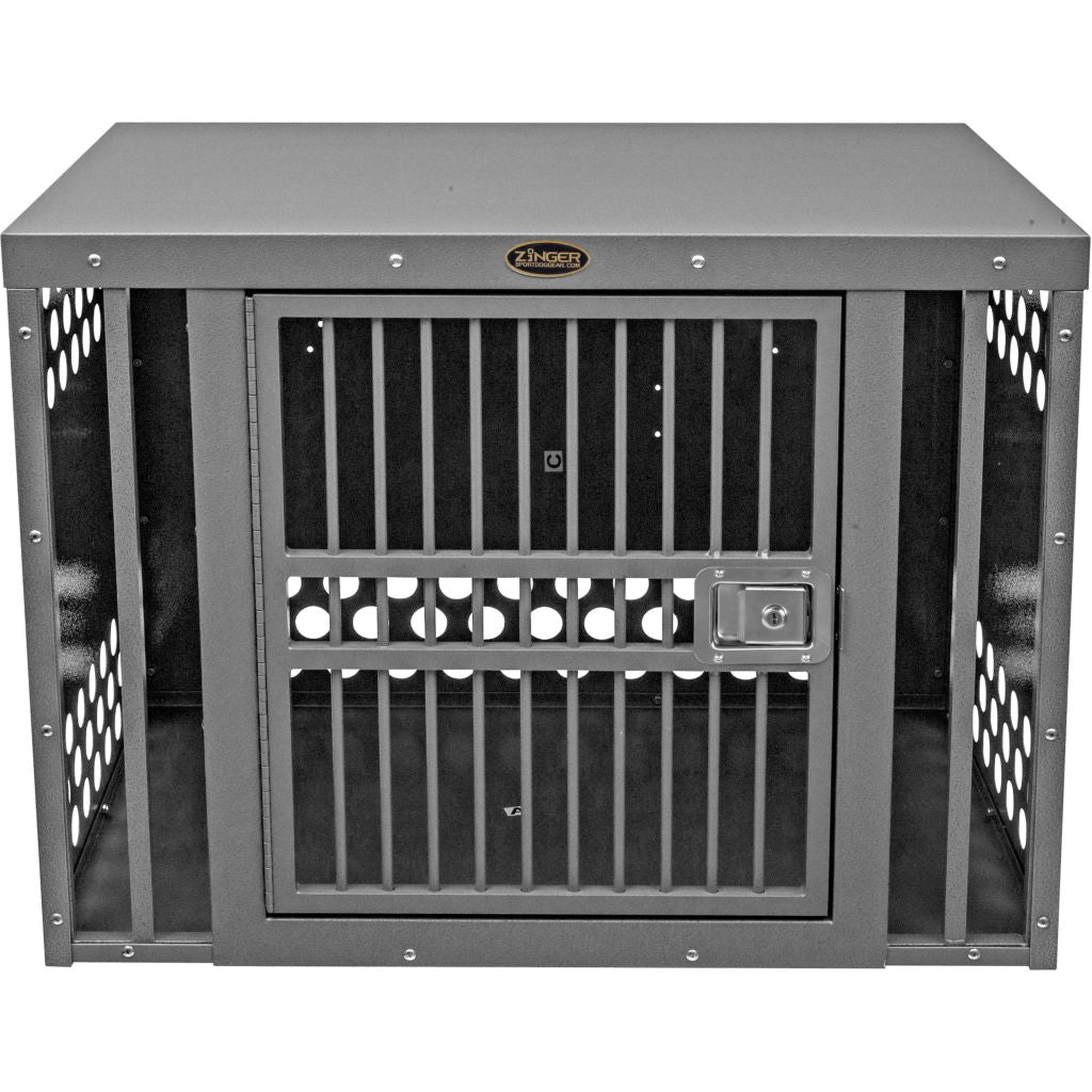 Zinger Winger Heavy Duty 4000 Front/Side Entry Dog Crate, HD4000-2-FS - Upzy.com