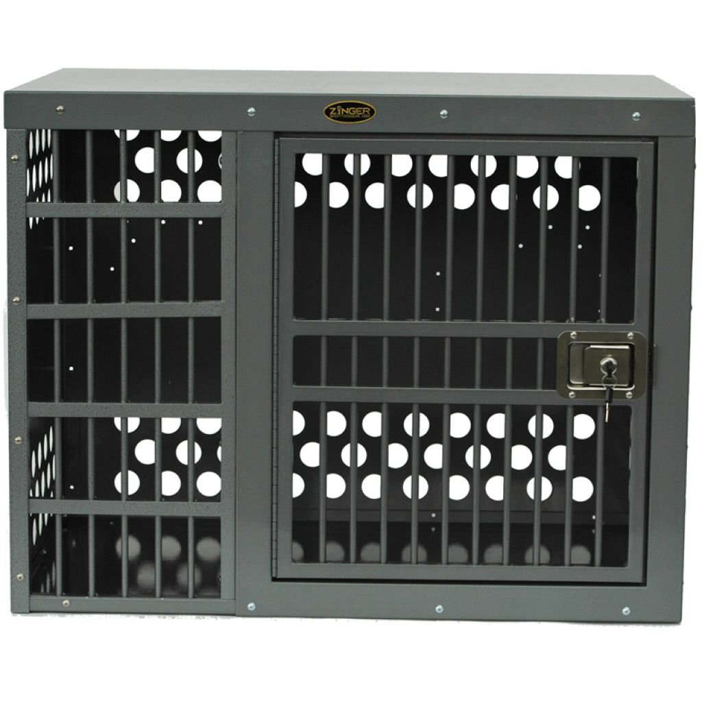 Zinger Winger Heavy Duty 4500 Front/Side Entry Dog Crate, HD4500-2-FS - Upzy.com