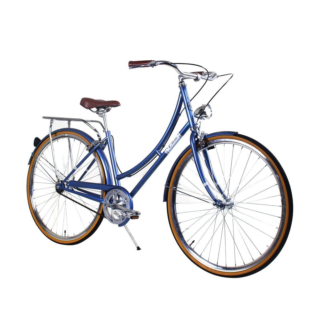 Zycle Fix CIVIC Women's Urban City Bike, MISTY BLUE, 7 Speed - Upzy.com